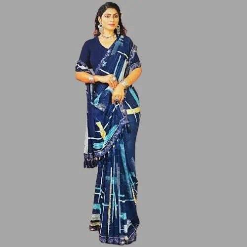 senthetik saree for women's